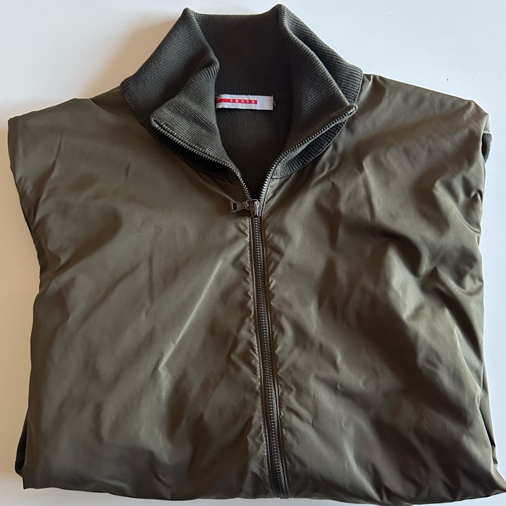 PRADA Men’s Zipdown Sweater